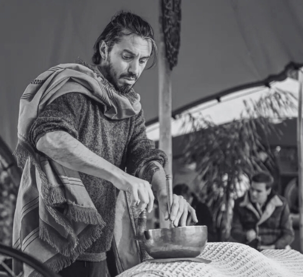 "vibrational sound therapy session in Barcelona"